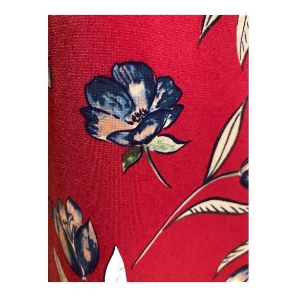 Ivanka Trump Pink Navy Floral Sleeveless Blouse Size M - Picture 5 of 10